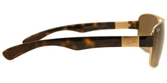 Ray-Ban Mens Active Lifestyle Sunglasses In Gold And Havana Brown