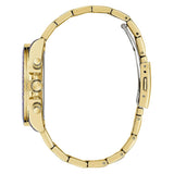 Guess Womens Serpentina Chronnograph Multi Function Watch In Blue/Purple/Gold
