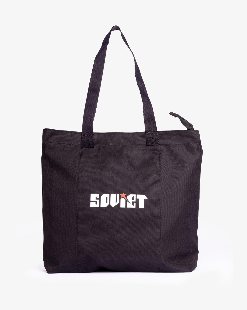 Soviet Mens Disco Ladies Tote Bag In Black