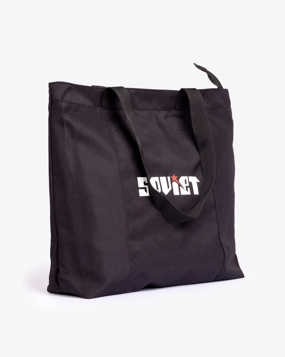 Soviet Mens Disco Ladies Tote Bag In Black