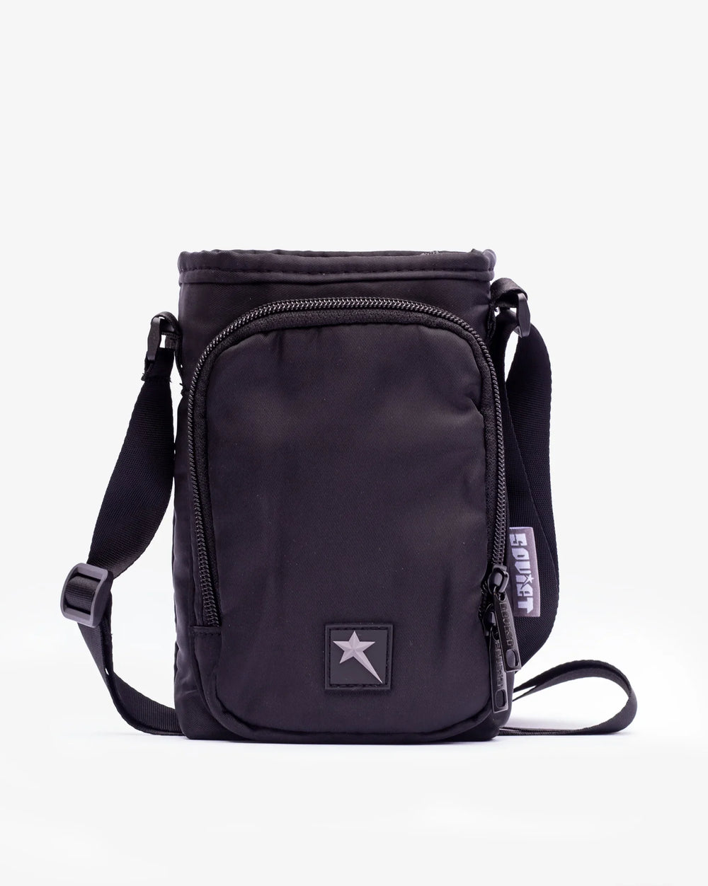 Soviet Unisex Phuza Crossbody Water Bag in Black