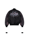 Alpha Industries  Mens Ma-1 Embroidered Back Jacket In Black