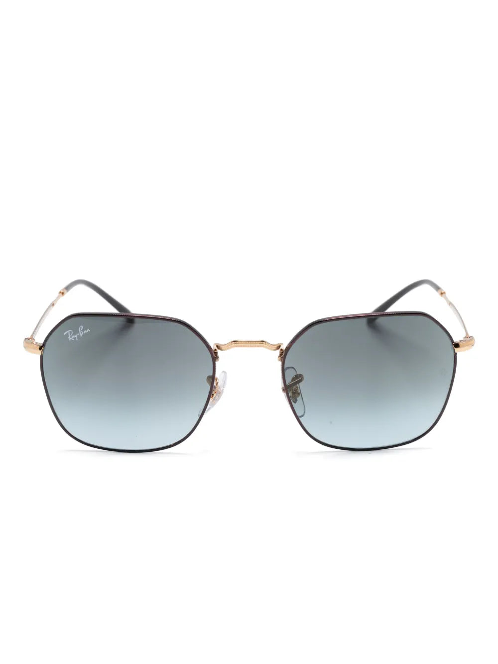 Ray-Ban Jim Black On Arista Unisex Sunglasses In Black & Gold