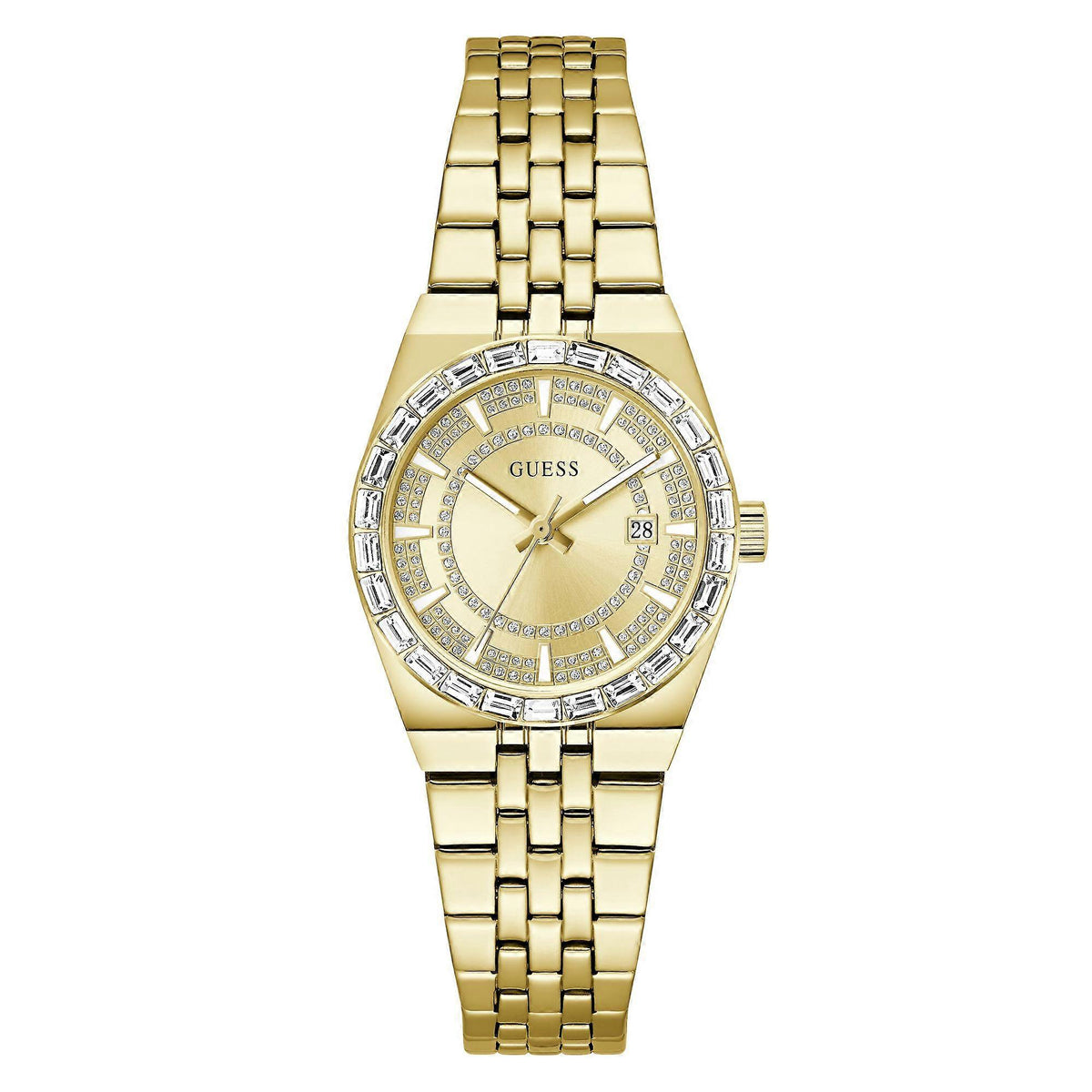 Guess Womens Vera Analogue In Gold