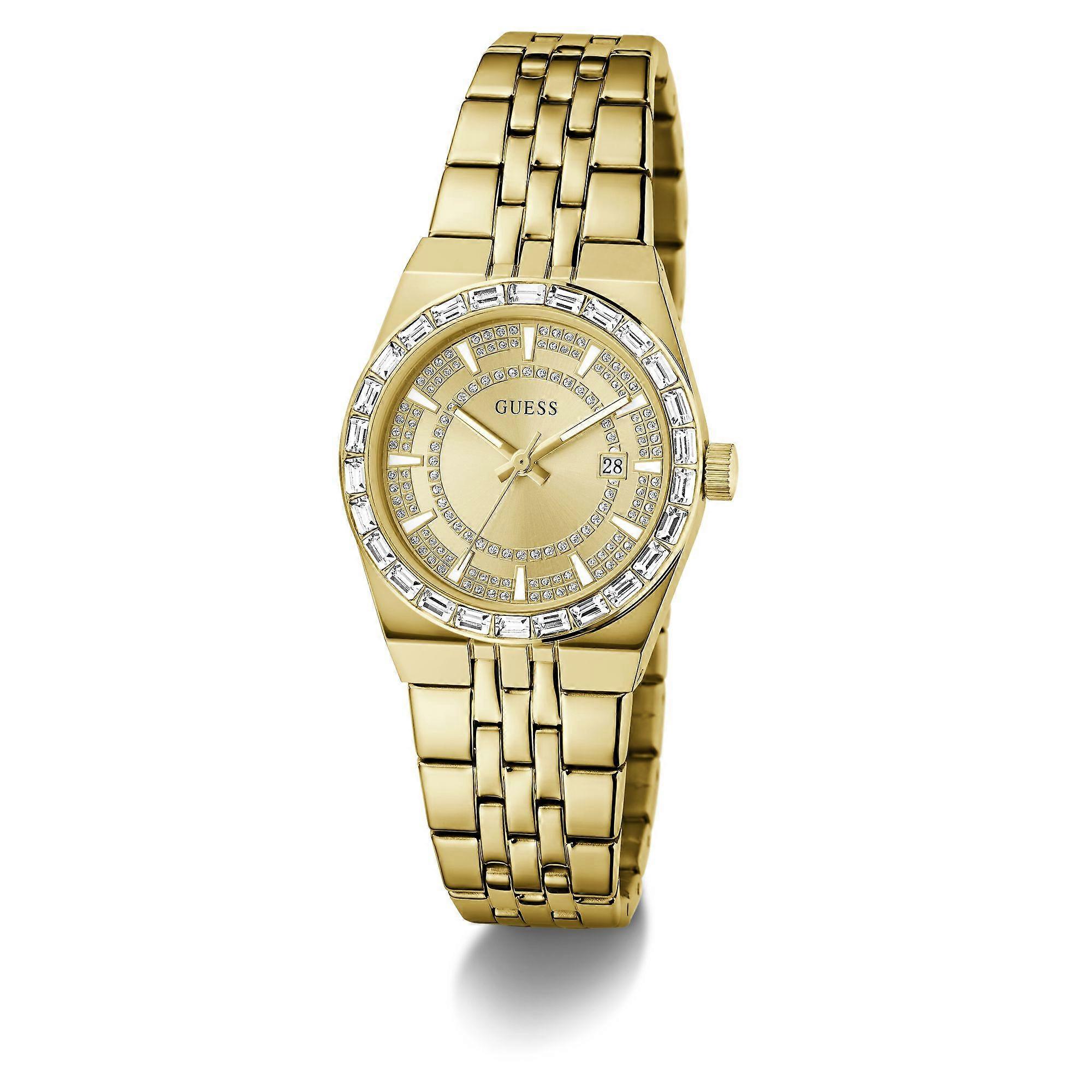 Guess Womens Vera Analogue In Gold