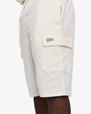 Soviet Mens Piccolo Track Shorts In Off White