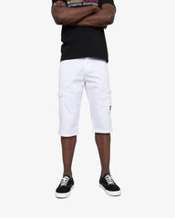 Soviet Mens Comets Clam Digger Cargo  Shorts In White
