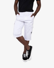 Soviet Mens Comets Clam Digger Cargo  Shorts In White