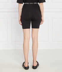 Karl Lagerfeld Womens Ikonik2.0 Bike Pyjama Shorts In Black