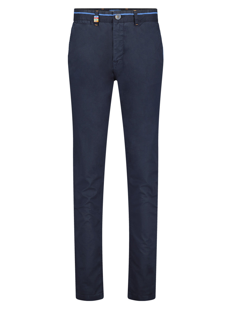 A Fish Named Fred Mens Chino Garment Dye In Navy