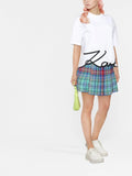 Karl Lagerfield Womens Karl Signature V-Neck T-Shirt In Black