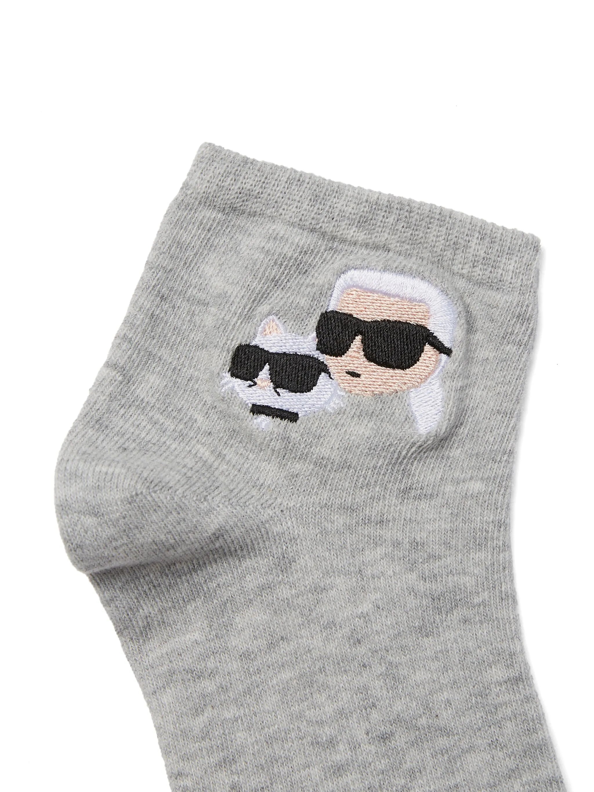 Karl Lagerfeld Unisex 3 Sets of Socks In Multi