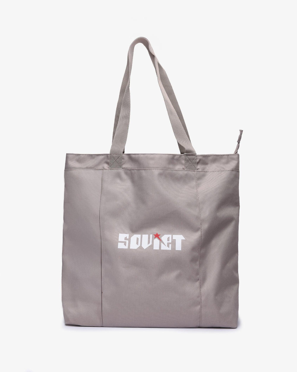Soviet Mens Disco Ladies Tote Bag In Taupe