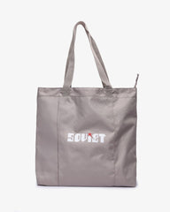 Soviet Mens Disco Ladies Tote Bag In Taupe