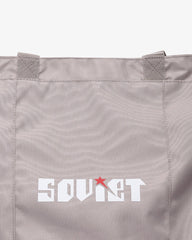Soviet Mens Disco Ladies Tote Bag In Taupe
