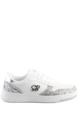 Sissyboy Sh1218 Ladies Gleam Sneaker W/ Sb Logo White