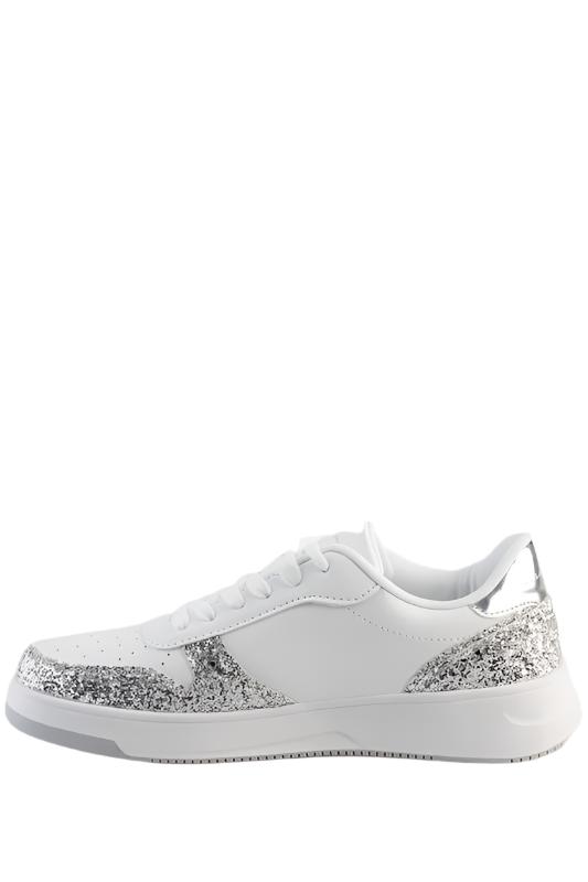 Sissyboy Sh1218 Ladies Gleam Sneaker W/ Sb Logo White