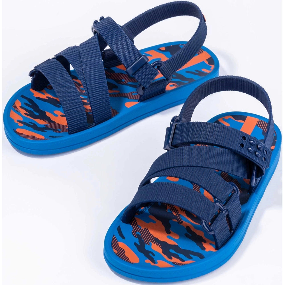 Ipanema Boys Passa Tempo Papete Sandals In Blue Multi