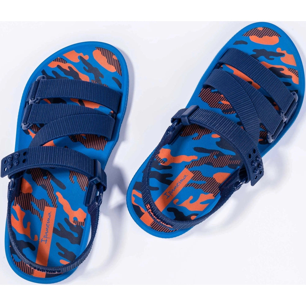 Ipanema Boys Passa Tempo Papete Sandals In Blue Multi