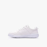 Soviet Unisex Kiddies Andy Low Cut Lace Up Sneakers In White Mono