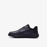 Soviet Unisex Kiddies Andy Low Cut Lace Up Sneakers In Black Mono