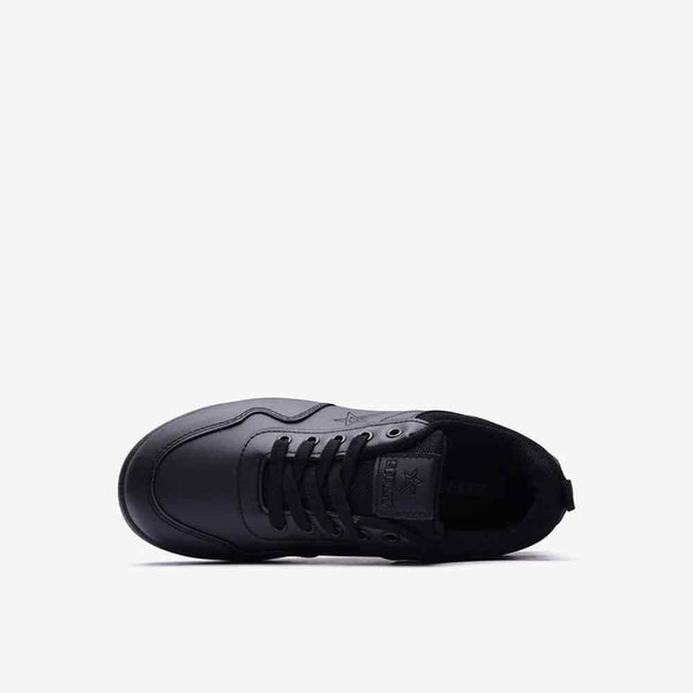 Soviet Unisex Kids K Andy Low Cut Casual Lace Up Sneakers In Black Mono