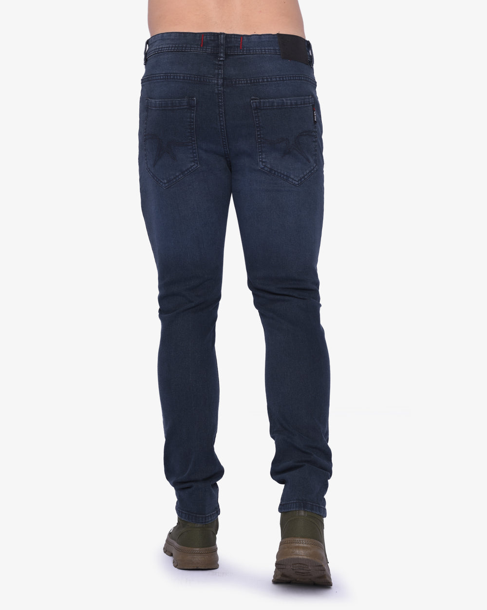 Soviet Mens Dalton Straight Leg Jeans Blue Black