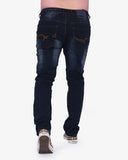 Soviet Mens Gleam Modern Fit Slim Leg Jeans In Blue Black