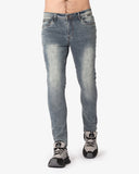 Soviet Mens Goodman Fashion Skinny Jeans In Tea Stain