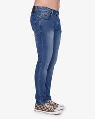 Soviet Minori Mens Fashion Skinny Skinny Jeans Dark Indigo