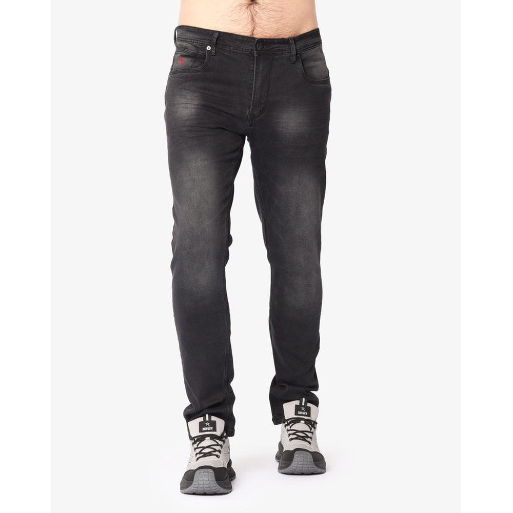 Soviet Mens Trooper # 9 Slim Leg Denim Jeans In Black