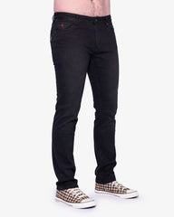 Soviet Mens Royce Slim Leg Jeans In Black