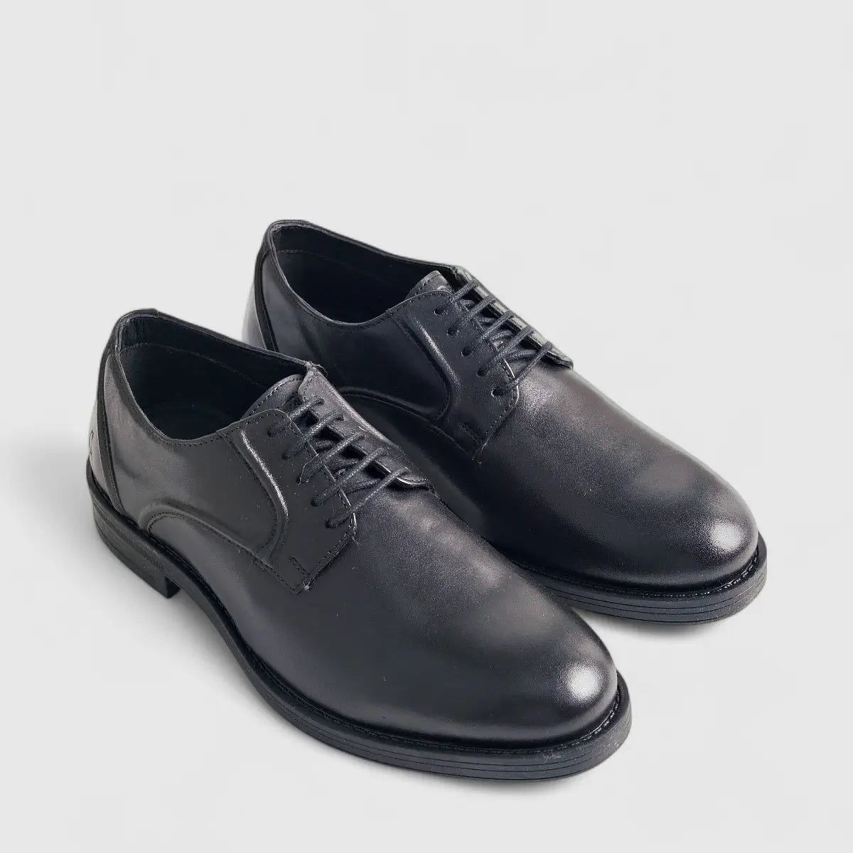 Hush Puppies  Mens Maradona Leather Shoes Brown