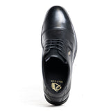 Watson Mens Timothee Leather Formal Lace Up Shoes In Black