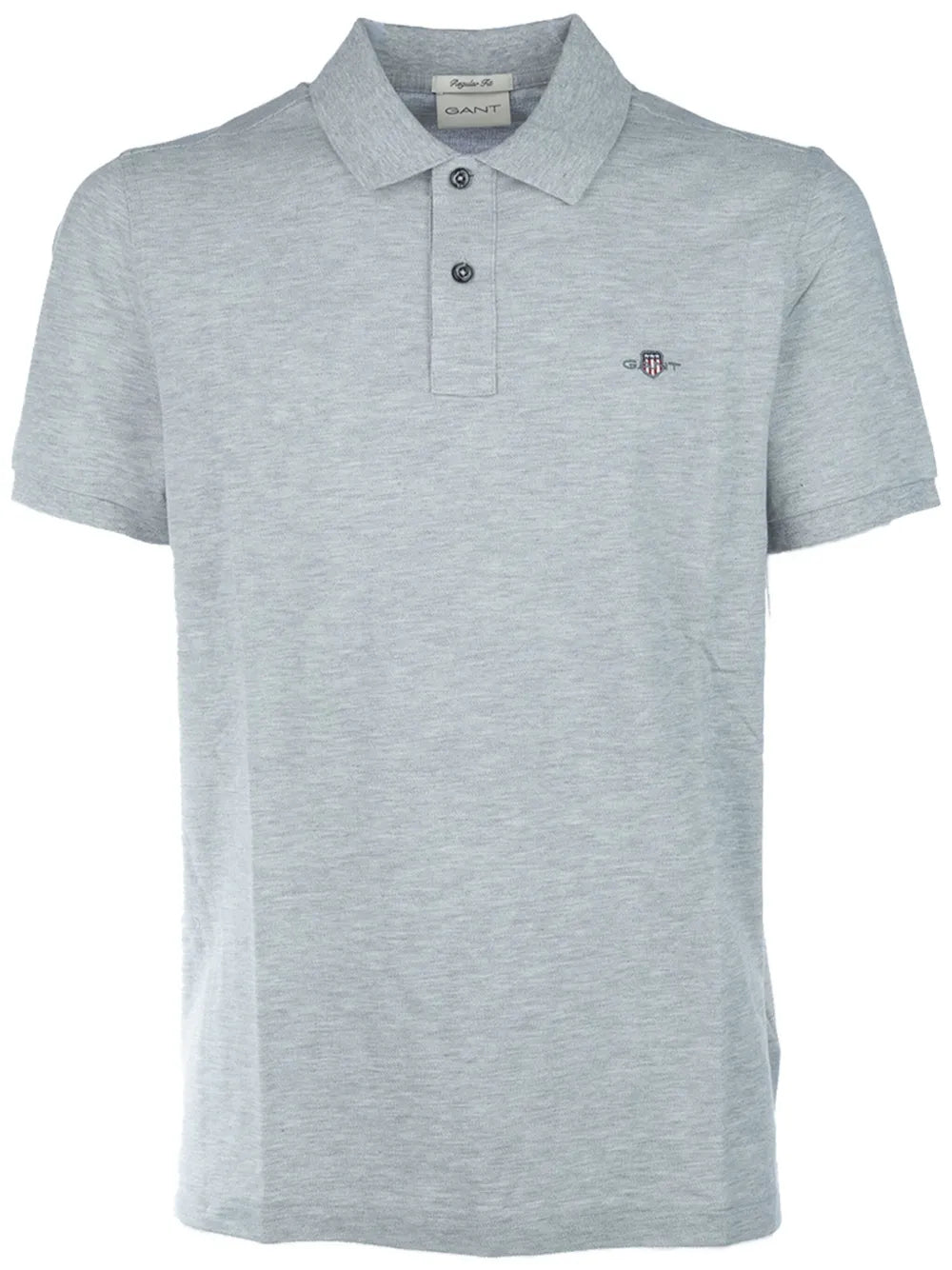 Gant Mens Regular Shield Golfer In Grey