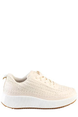 Sissyboy Sh1209 Ladies Frolic Crochet Sneaker Cream