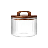 Aqua Glass Flute 12 Lineacalid Canister