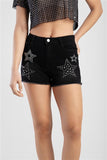 Sissyboy P31406 Ladies High Waist Denim Shorts Wash