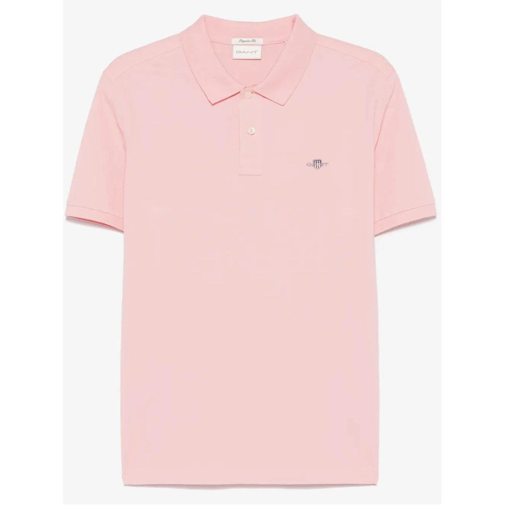 Gant Mens Regular Shiel Golfer In Bubblegum