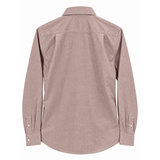 Polo Mens Dobby Premium Long Sleeves Shirt In Red