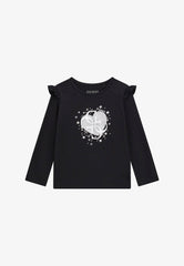 Guess Kids 2G Ls T-Shirt Black