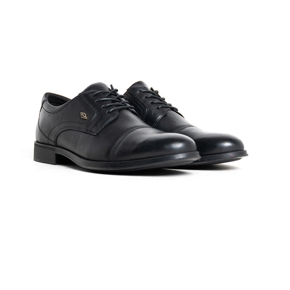Watson Mens Timothee Leather Formal Lace Up Shoes In Black