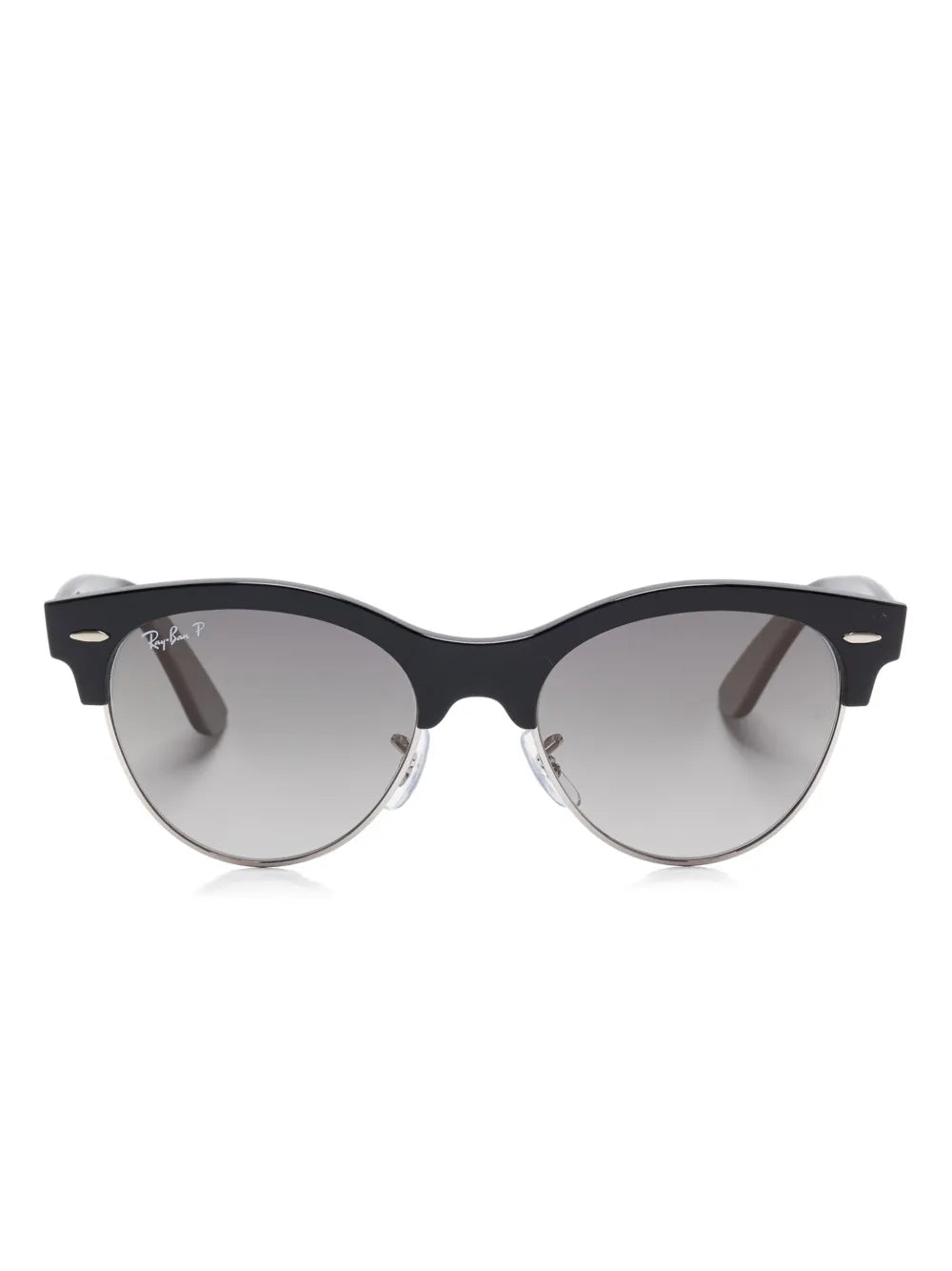 Ray-Ban Clubmaster Way Unisex Sunglasses In Black & Silver