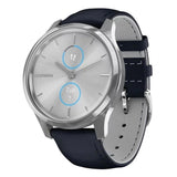Garmin Unisex Silver Dial Vivomove Watch In Black