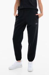 Calvin Klein Unisex Monologo French Terry Jogger In Black