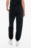 Calvin Klein Unisex Monologo French Terry Jogger In Black