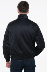 Calvin Klein Mens Padded Harrington Jacket In Black