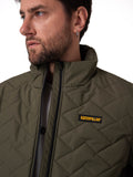 Caterpillar Mediumweight Insulated Quilted Jacket Olive Night