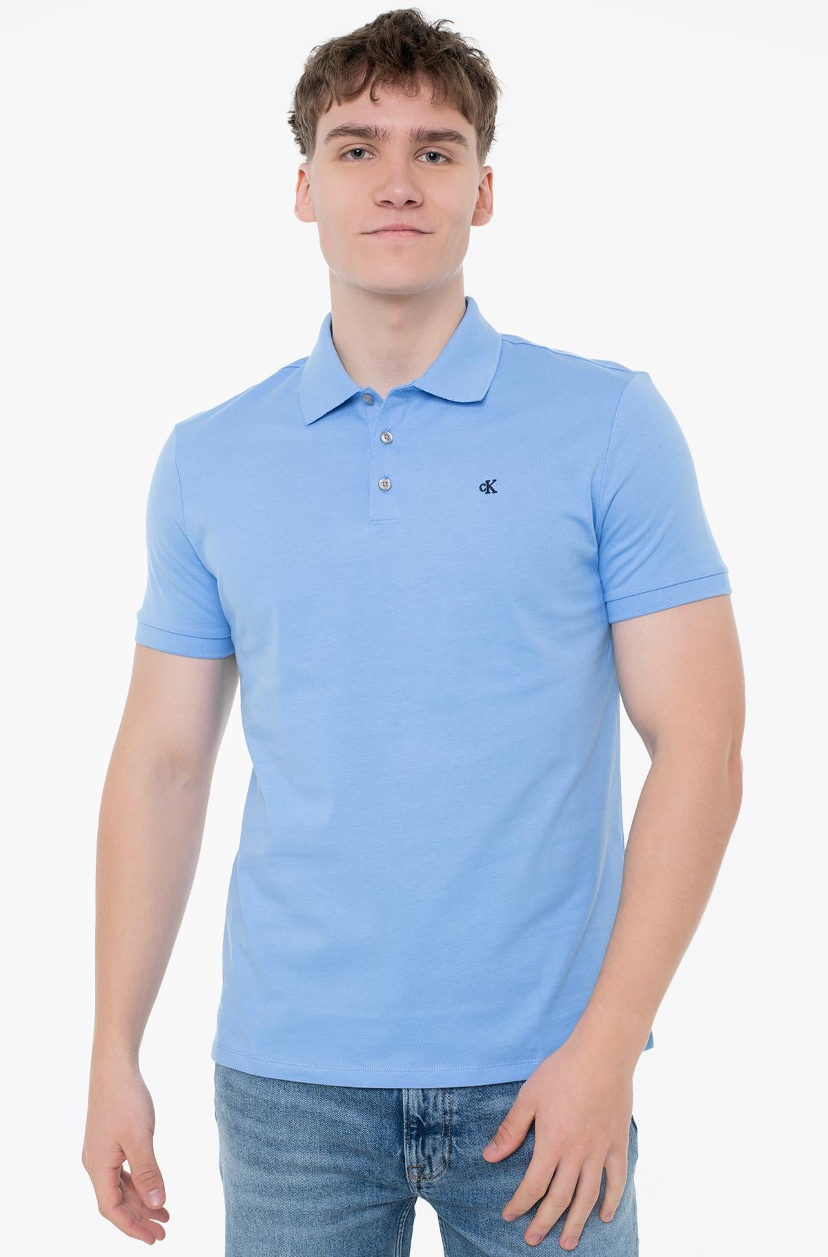 Calvin Klein Mens Classic Monogram Golfer In Blue