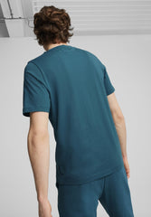 Puma Ess+ Logo Lab Gradient Tee M Cold Green